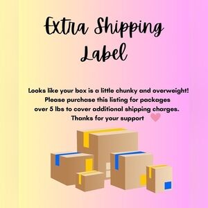 Thank you - Extra Shipping